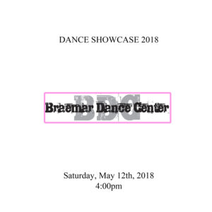 Frankfort Square Park District 2018 Dance Showcase 4:00pm Show ONLY