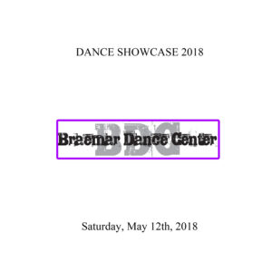Frankfort Square Park District 2018 Dance Showcase BOTH SHOWS